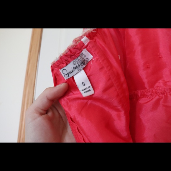 Hot Pinky Peach Speechless Homecoming/Prom Dress - Picture 3 of 8